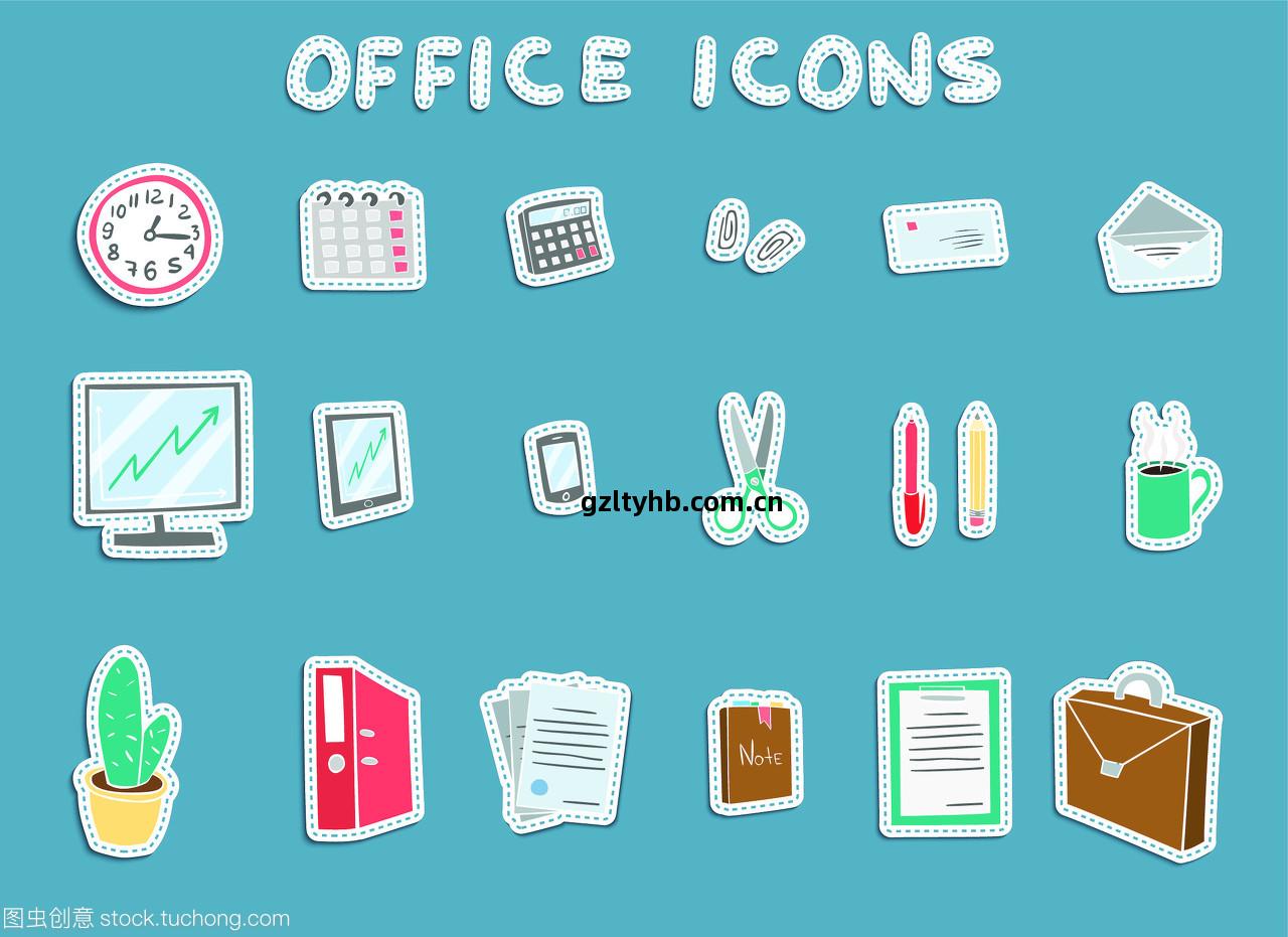 業(ye)務(wu)辦(ban)公(gong)與(yu)建築材料 標簽圖(tu)標組(zu)在項目工作(zuo)中(zhong)的應用